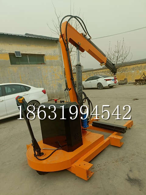 文安县自卸车厢随车吊 自制轮式四不像起重机 四驱平板吊 5吨 贵盛